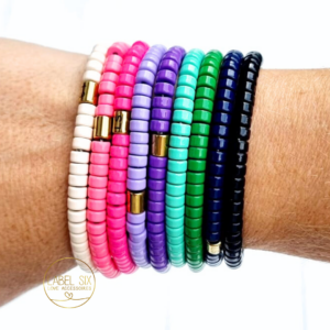 Emaille kralenarmbanden div kleuren