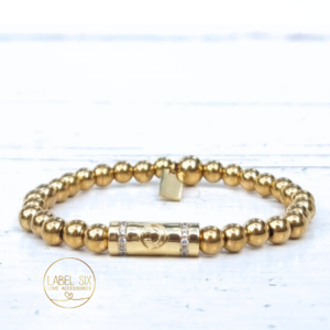 Stainless steel golden smile