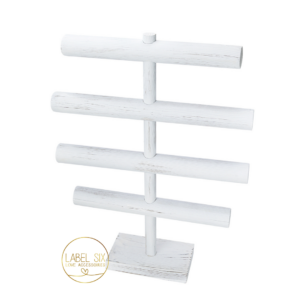 Armbanden display hout wit