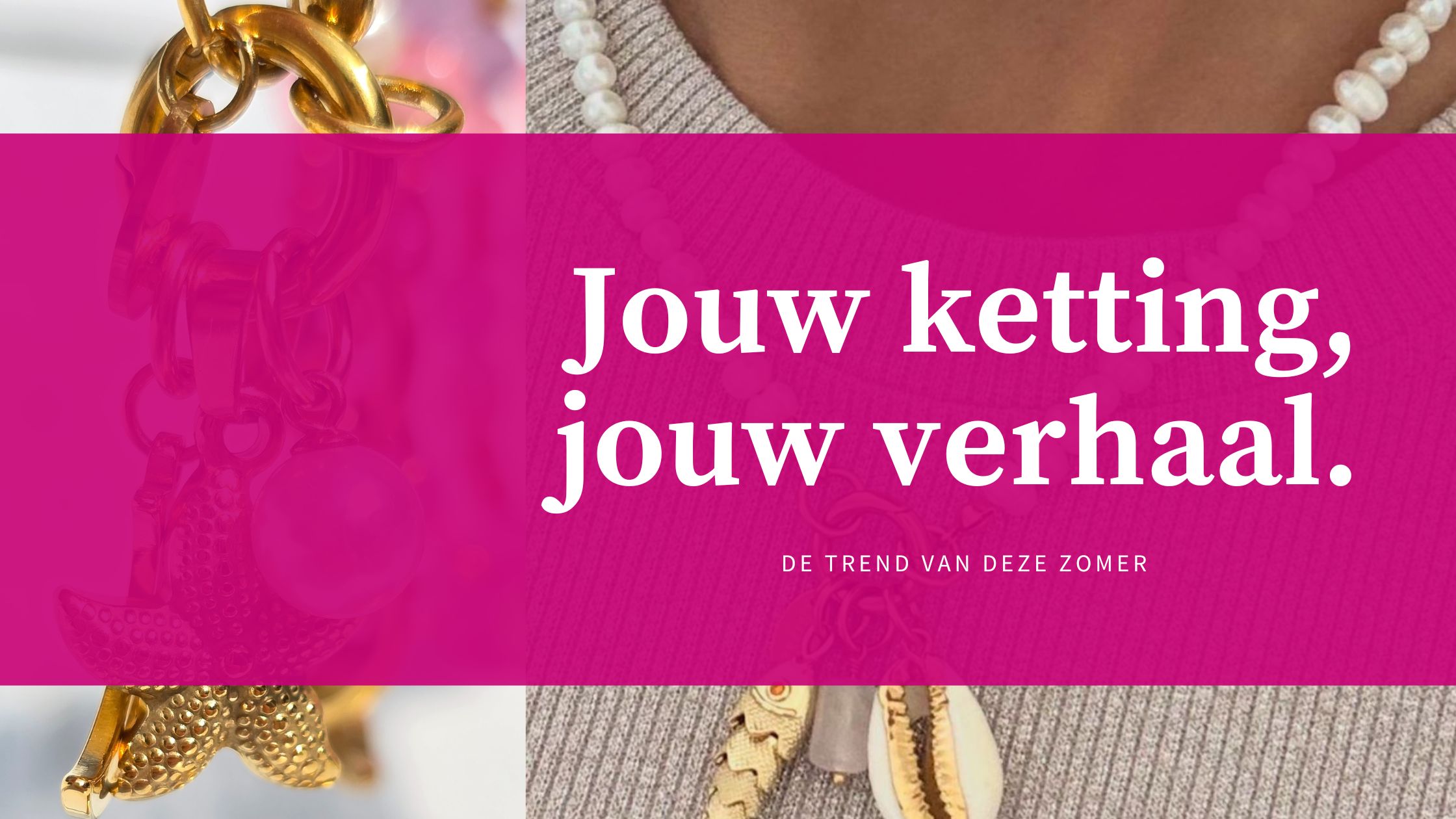 Jouw ketting, jouw verhaal. Deze nieuwe blog verteld je over het kiezen van je favoriete basis – parel of stainless steel ketting – en voeg 1, 2, 3 of zoveel je bedels je wilt toe aan jouw ketting. Mix & match elke dag opnieuw. Van minimalistisch tot uitgesproken – jij bepaalt de look!