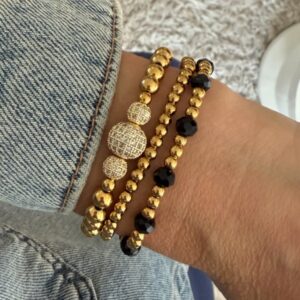 Armbanden giftset zwart