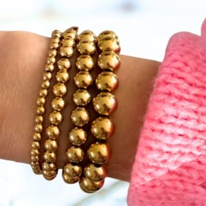 100% Waterproof stainless steel basis armbanden goud