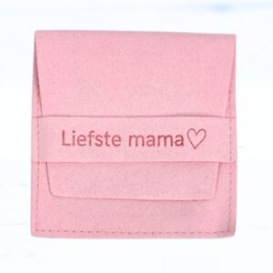 Fluwelen Cadeauzakje Moederdag
