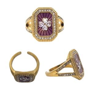 Four leaf ring
