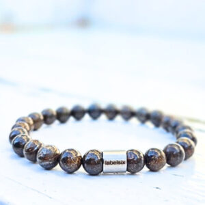 Kralen armband heren bruin
