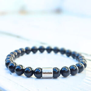 Kralen armband heren zwart
