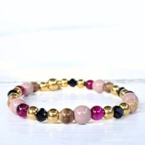 Kralenarmband Amber Woods