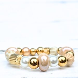 Kralenarmband Nude Elegance