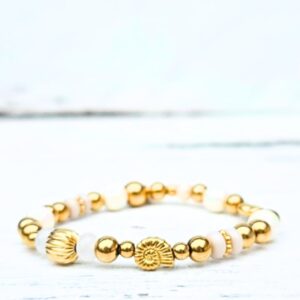 Kralenarmband Seashell Glow