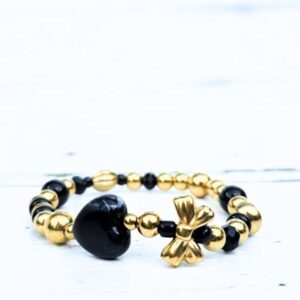 Kralenarmband Black Tie