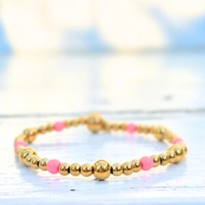 Kralenarmband Little Pink Dots
