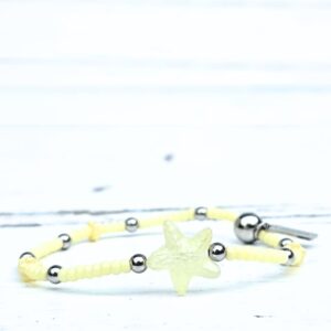 Kralenarmband s-line yellow star