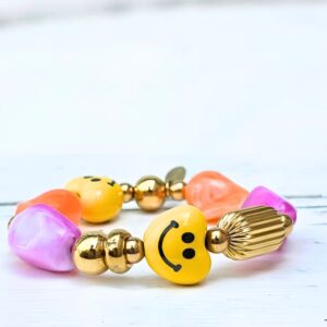 Kralenarmband ultimate happy van Label Six