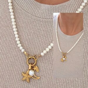 Label Six parelketting star