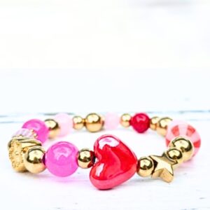 Pink Cherry Love armband