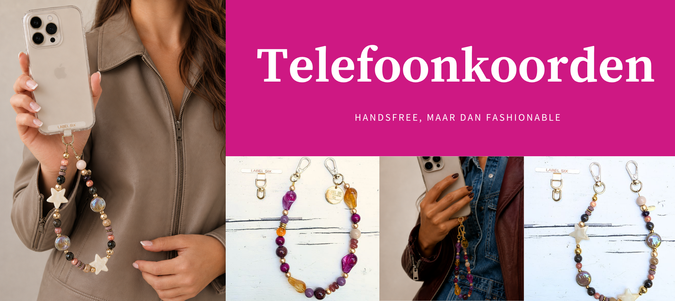 Telefoonkoorden van Label Six